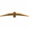 Ekena Millwork Bellingham Rough Sawn Timber Gable Bracket, Western Red Cedar, 48"W x 10"H x 2"D x 4"F, 5/12 Pitch GBW048X10X0204BEL00RWR - alternate 4